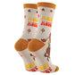 Saddle Up | Women's Western Fun Saying Cowgirl Crew Socks 23507