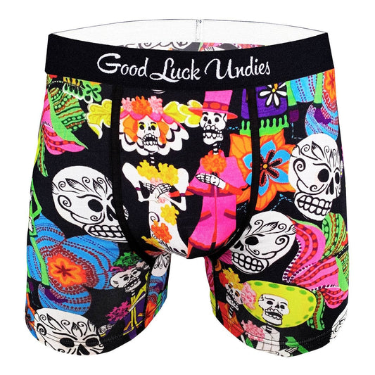 Men's Day Of The Dead Underwear: Medium (Size 32-34)