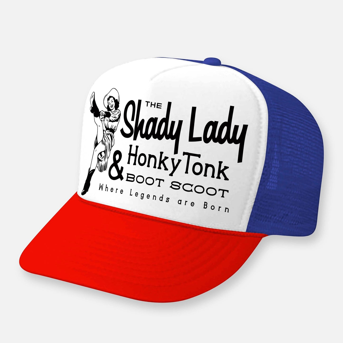 THE SHADY LADY HONKY TONK HATS: Black