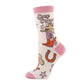 Giddy Up | Women's Western Fun Saying Crew Socks 23506