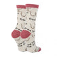 Free 'em | Women's Funny Saying Cotton Crew Socks 21006