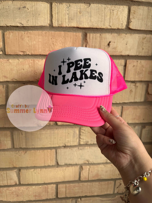 I pee in lakes trucker