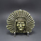 Indian Tribal Chief Head  Western Belt Buckle