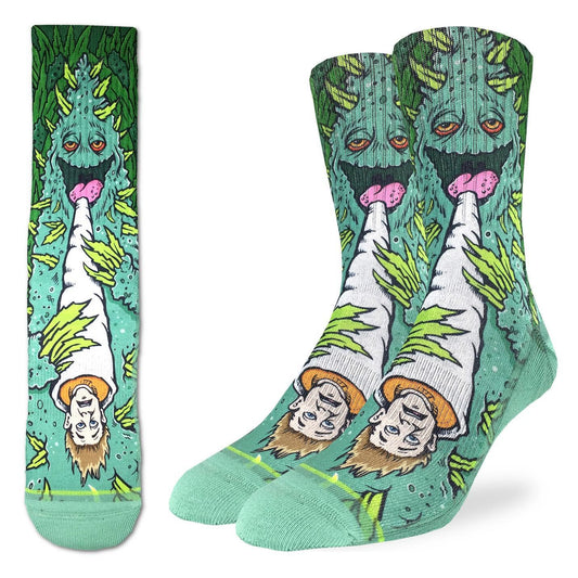 Men's Weed Smoking a Human Socks