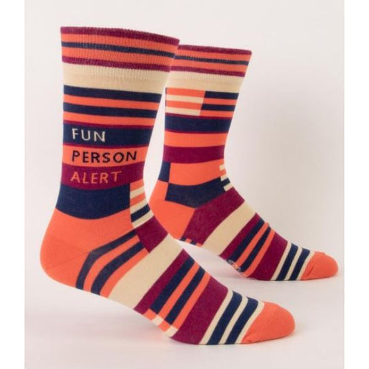 B01 SOCK Z MEN'S 889 FUN PERSON ALERT