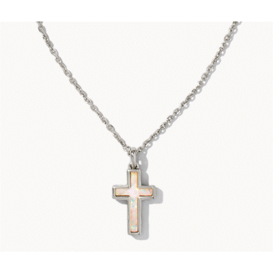 KENDRA SCOTT CROSS PENDANT NECKLACE ~ 2 COLORS