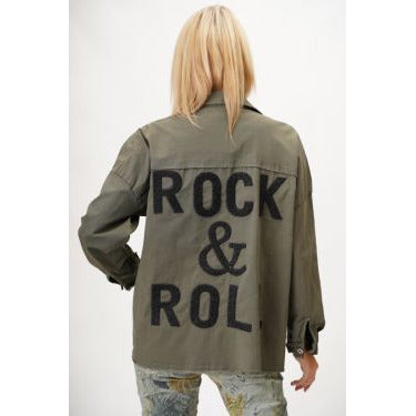 MADE IN ITALY ROCK & ROCK JACKET ~ 71035R OLIVE